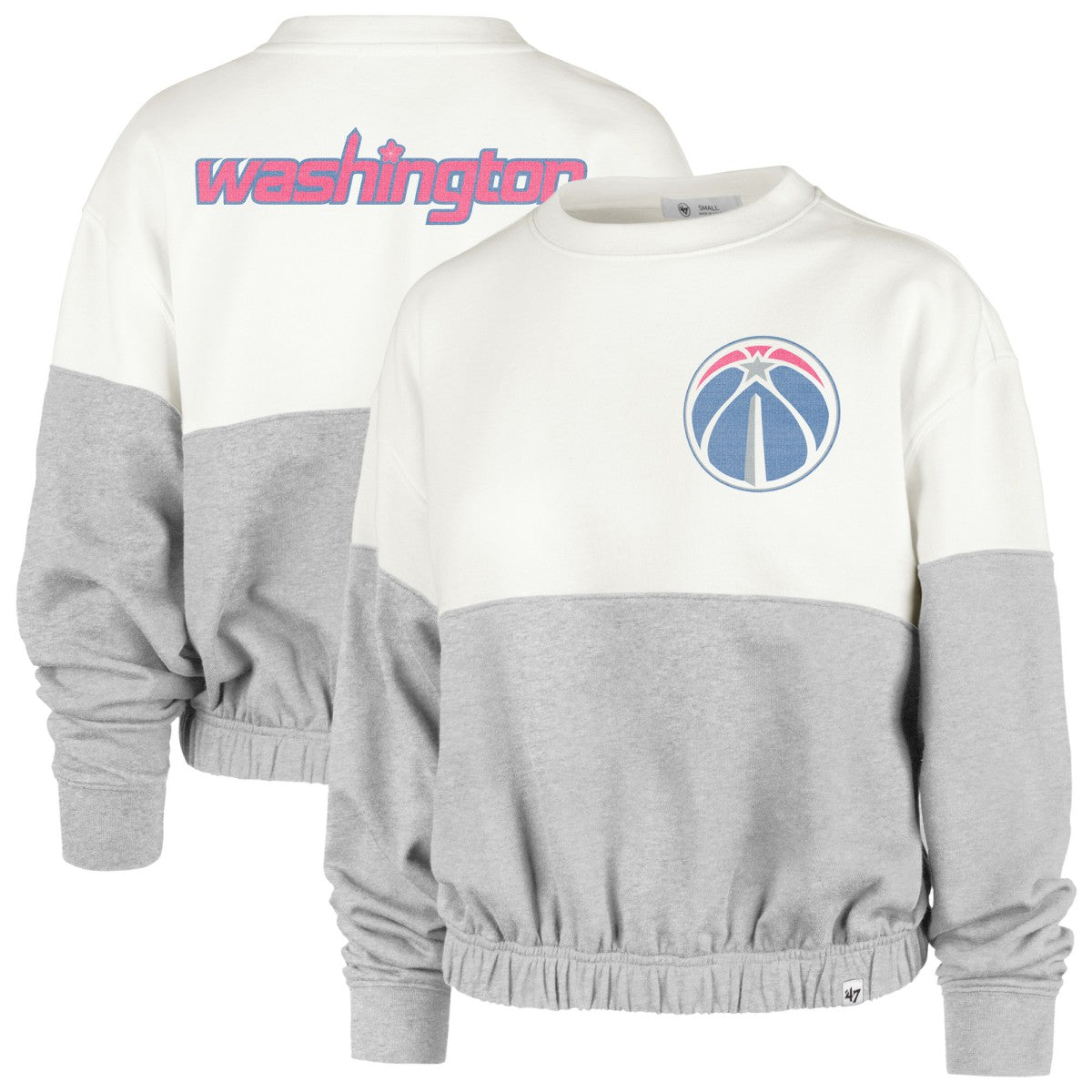 Washington Wizards '47 Women's City Edition Take Two Bonita Sweatshirt New