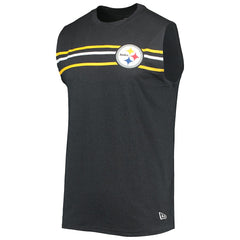 Pittsburgh Steelers New Era Brushed Sleeveless Tank Top