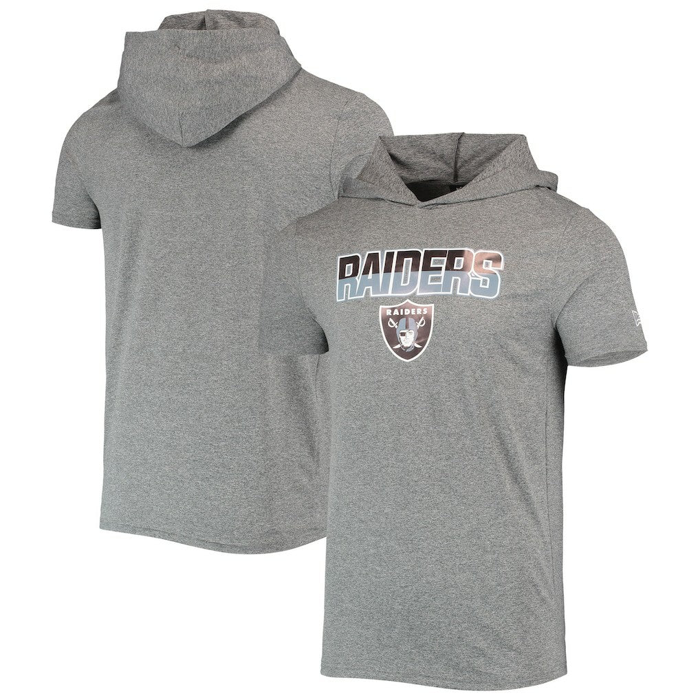 Las Vegas Raiders New Era Team Brushed Hoodie T-Shirt