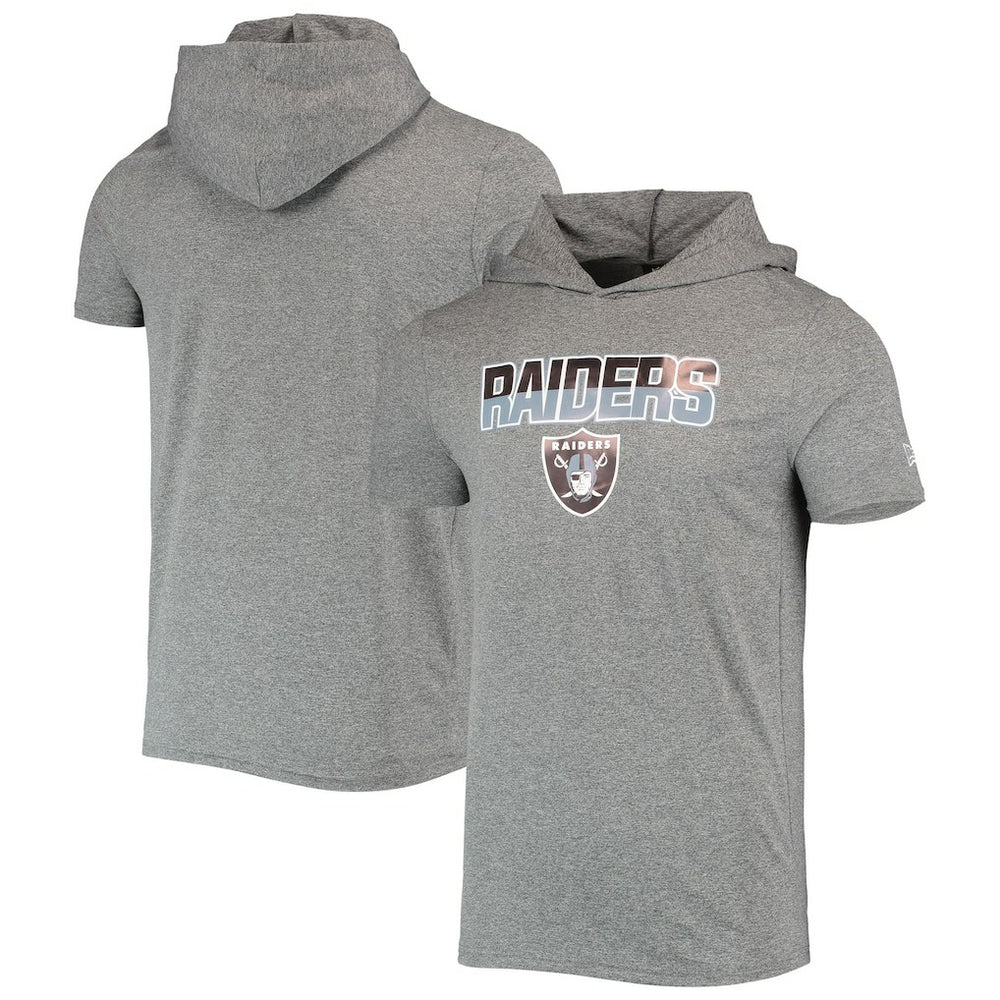 Las Vegas Raiders New Era Team Brushed Hoodie T-Shirt