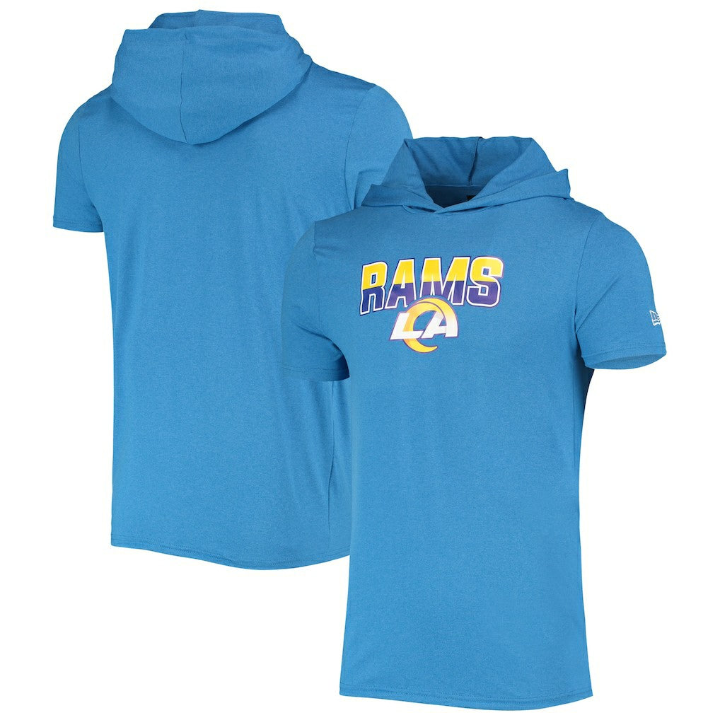 Los Angeles Rams New Era Team Brushed Hoodie T-Shirt
