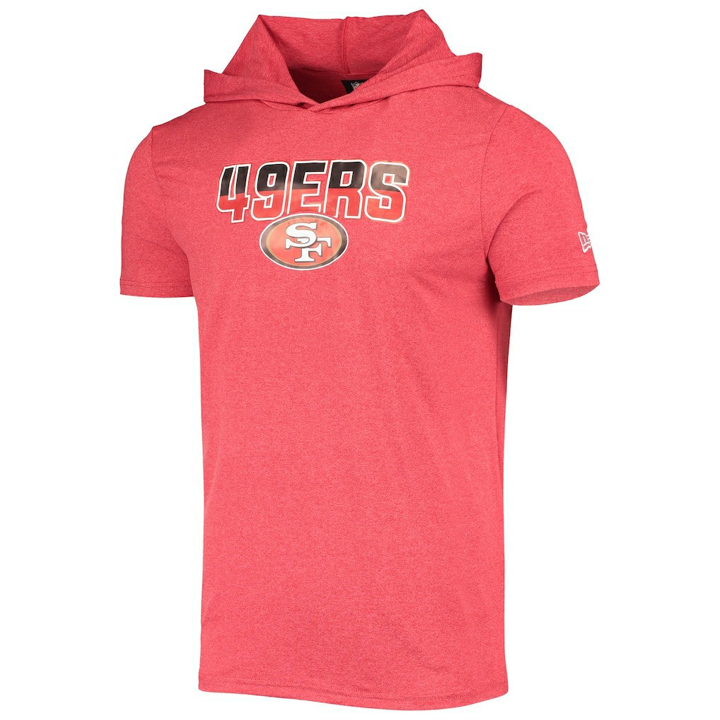 San Francisco 49ers New Era Team Brushed Hoodie T-Shirt