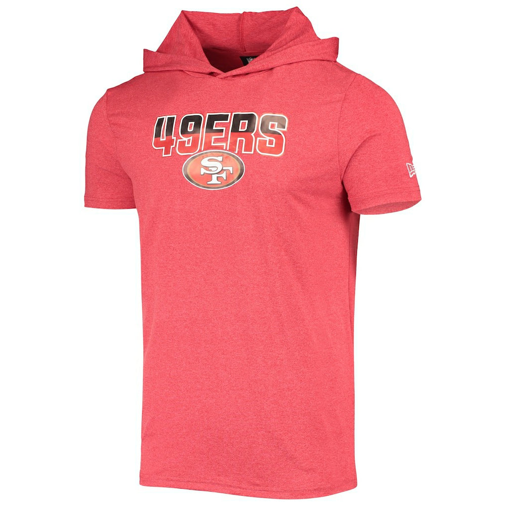 San Francisco 49ers New Era Team Brushed Hoodie T-Shirt