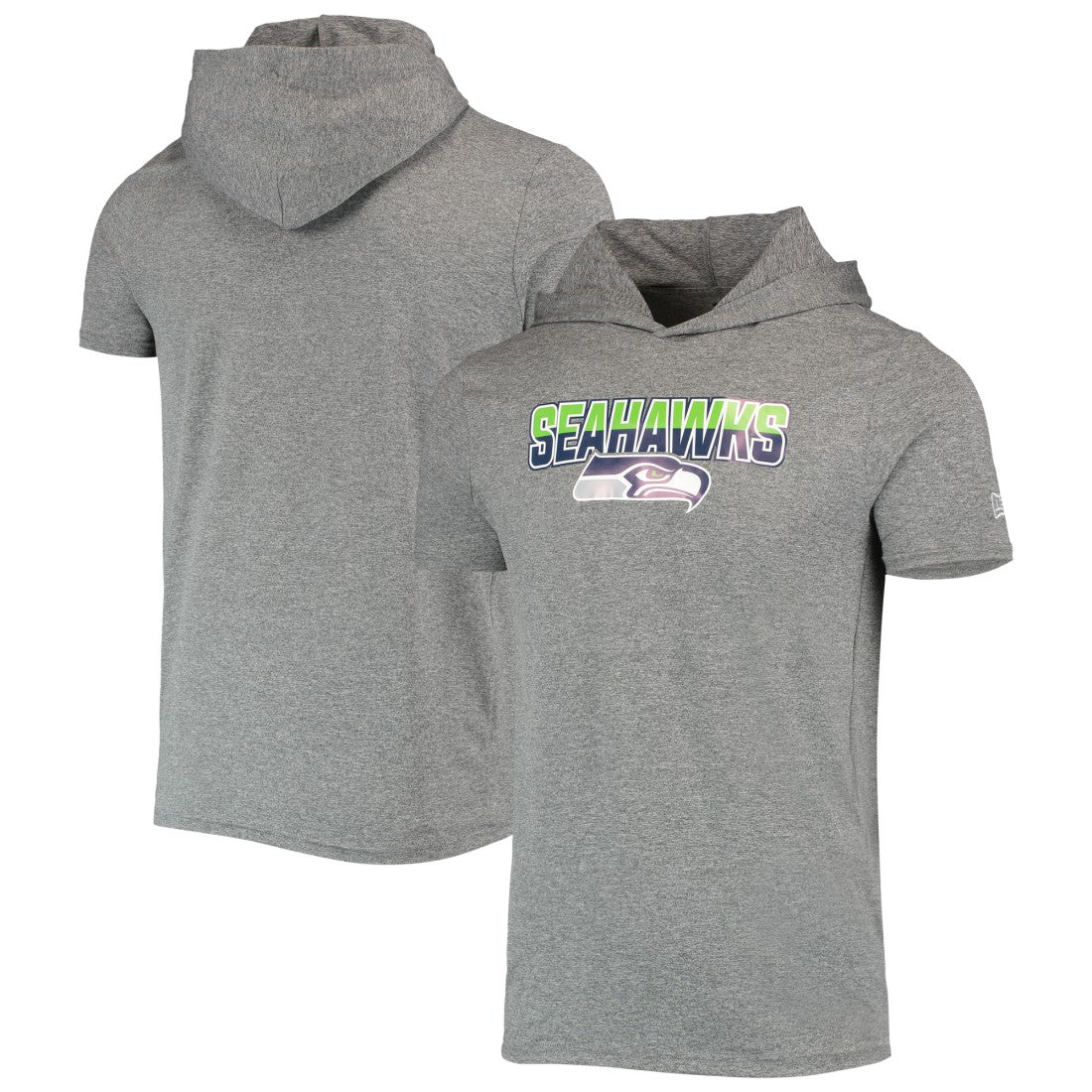 Seattle Seahawks New Era Team Brushed Hoodie T-Shirt