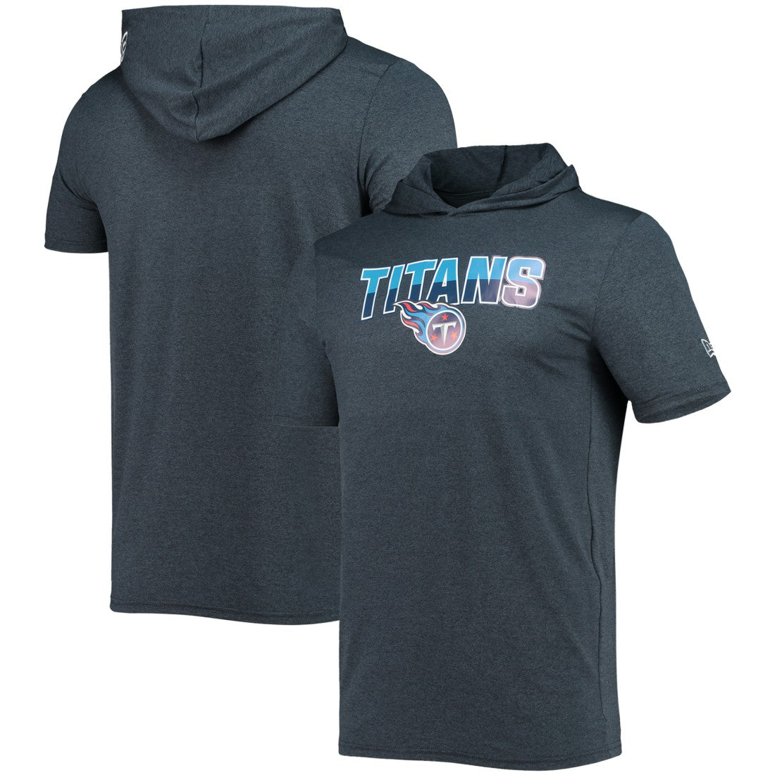 Tennessee Titans New Era Team Brushed Hoodie T-Shirt