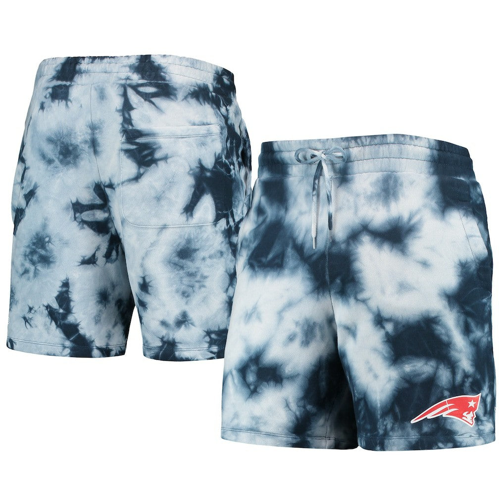 New England Patriots New Era Tie-Dye Shorts
