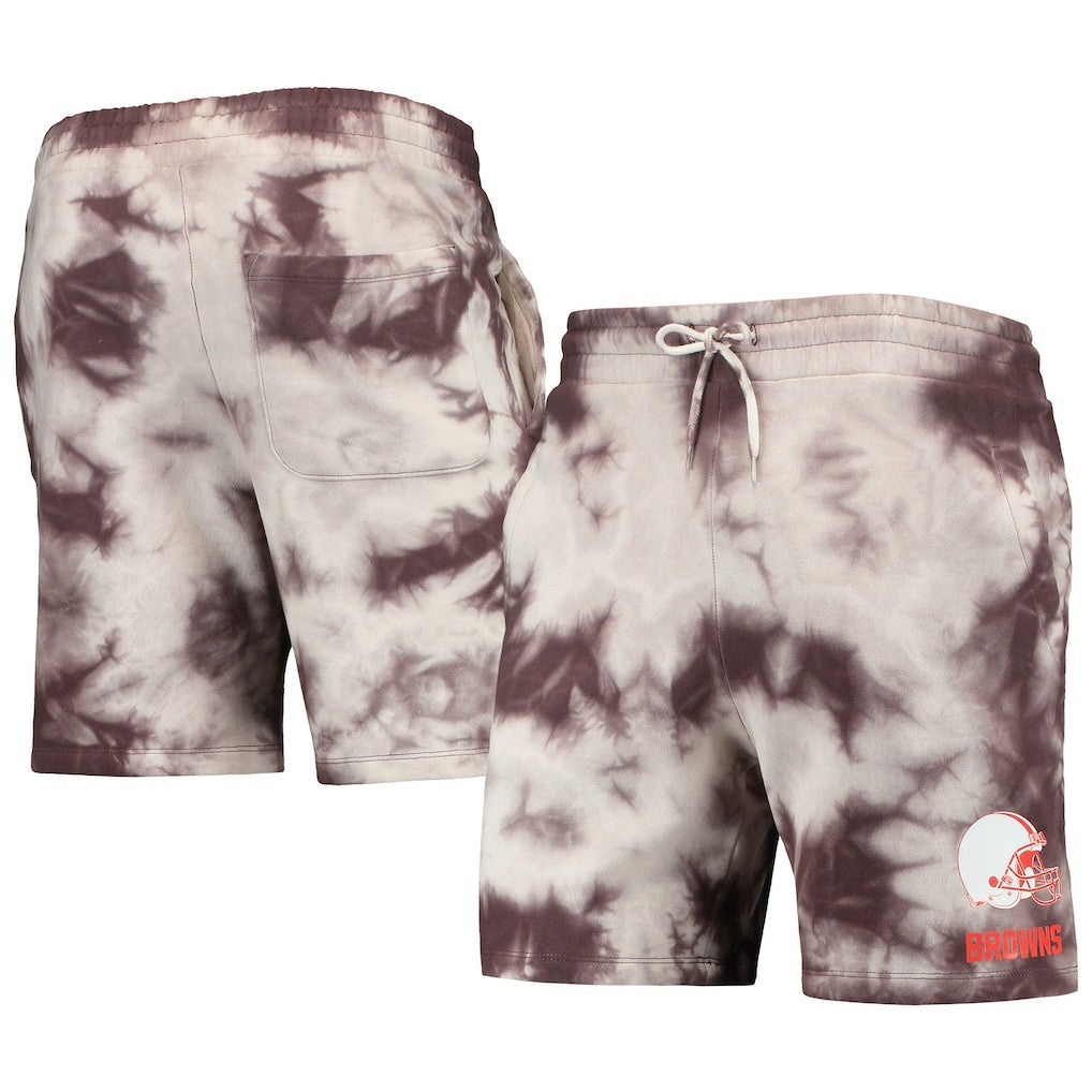 Cleveland Browns New Era Tie-Dye Shorts
