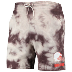 Cleveland Browns New Era Tie-Dye Shorts