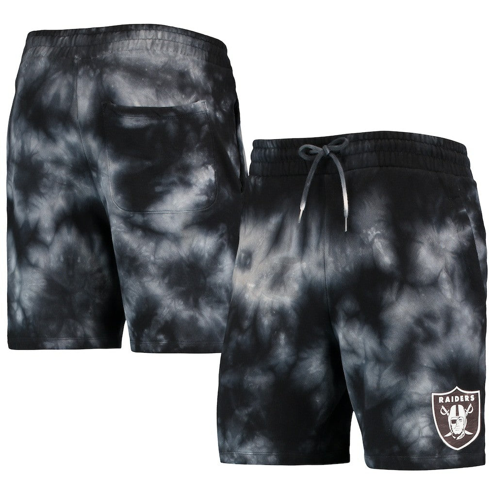 Las Vegas Raiders New Era Tie-Dye Shorts