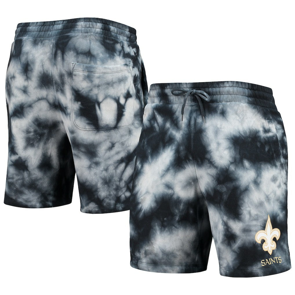 New Orleans Saints New Era Tie-Dye Shorts