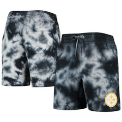 Pittsburgh Steelers New Era Tie-Dye Shorts