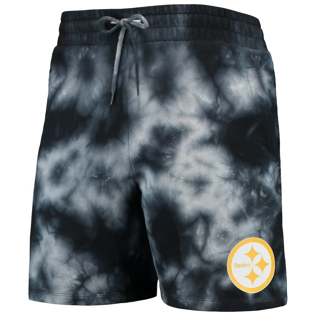 Pittsburgh Steelers New Era Tie-Dye Shorts