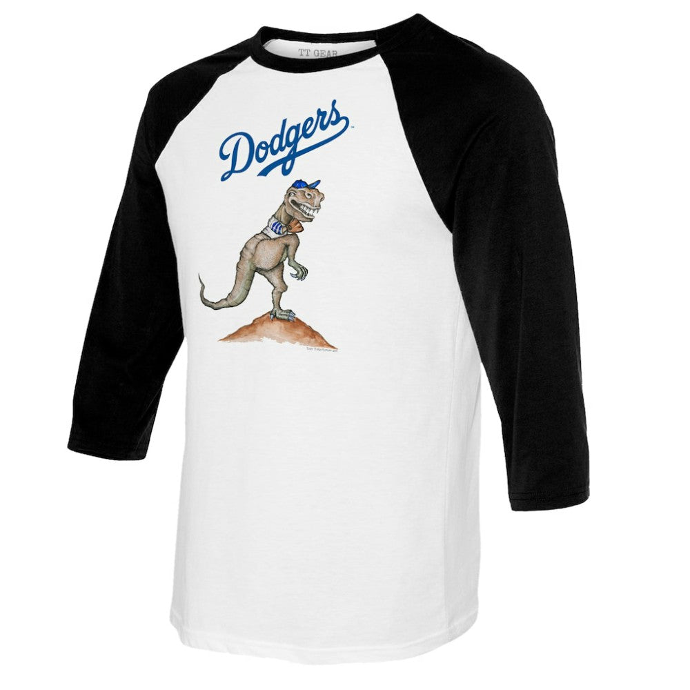 Los Angeles Dodgers Tiny Turnip Women's TT Rex 3/4-Sleeve Raglan T-Shirt | MLB Sale