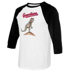Cleveland Guardians Tiny Turnip Youth TT Rex Raglan 3/4 Sleeve T-Shirt | MLB Shop