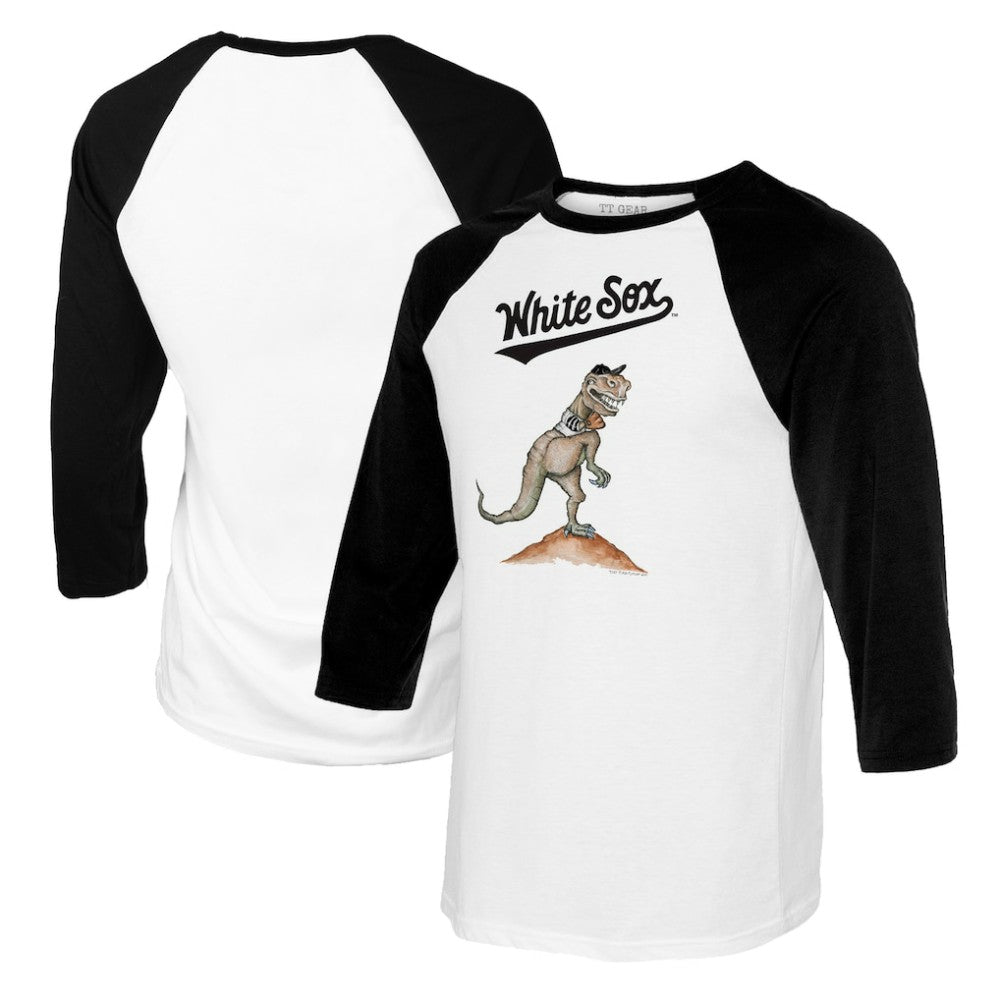 Chicago White Sox Tiny Turnip Youth TT Rex Raglan 3/4 Sleeve T-Shirt | MLB US