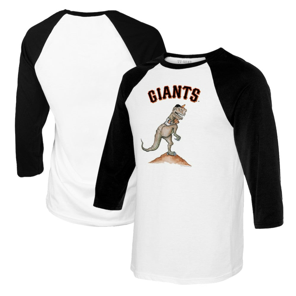 San Francisco Giants Tiny Turnip Youth TT Rex Raglan 3/4 Sleeve T-Shirt | MLB Discount