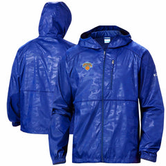 New York Knicks Camo Flash Forward Full-Zip Windbreaker Jacket New