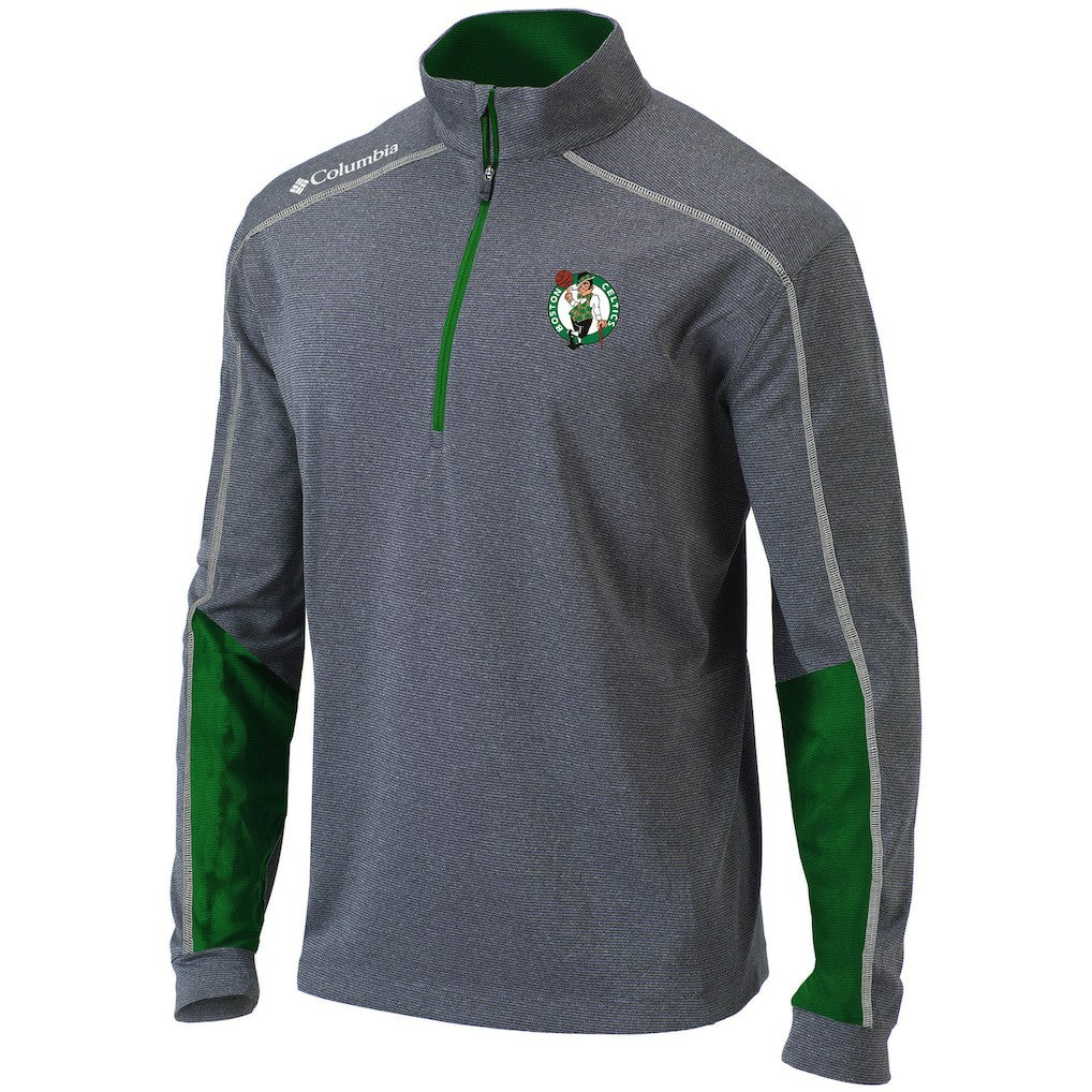 Boston Celtics Omni-Wick Shotgun 2.0 Quarter-Zip Pullover Top New