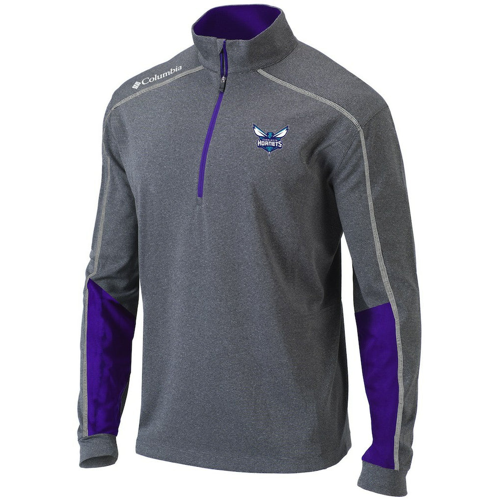 Charlotte Hornets Omni-Wick Shotgun 2.0 Quarter-Zip Pullover Top New