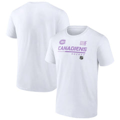 Montreal Canadiens NHL Hockey Fights Cancer T-Shirt For Sale