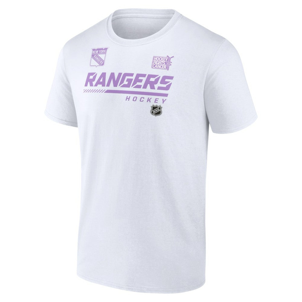 New York Rangers NHL Hockey Fights Cancer T-Shirt Sale