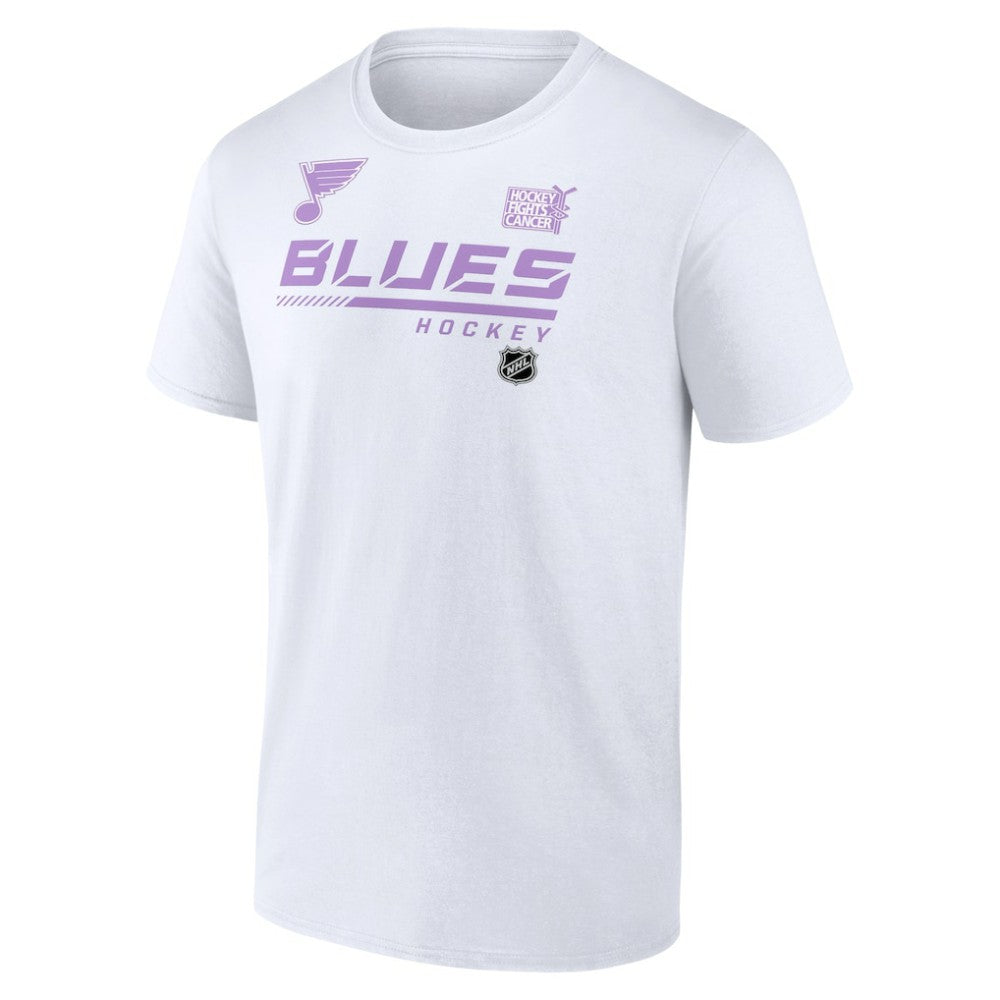 St. Louis Blues NHL Hockey Fights Cancer T-Shirt Discount