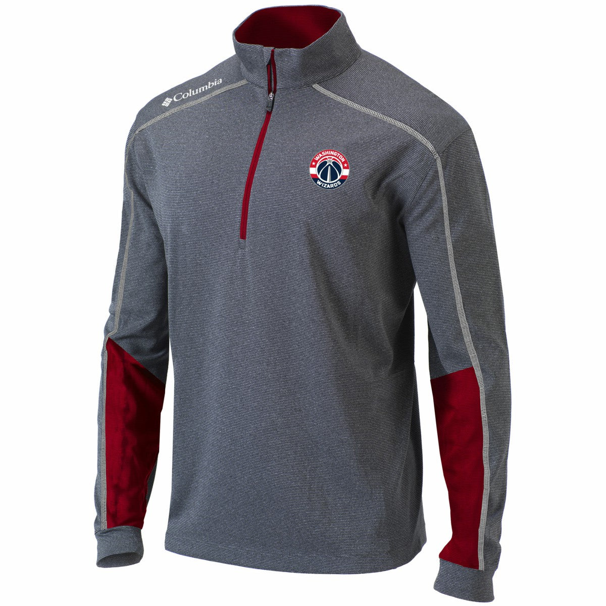 Washington Wizards Omni-Wick Shotgun 2.0 Quarter-Zip Pullover Top On Sale