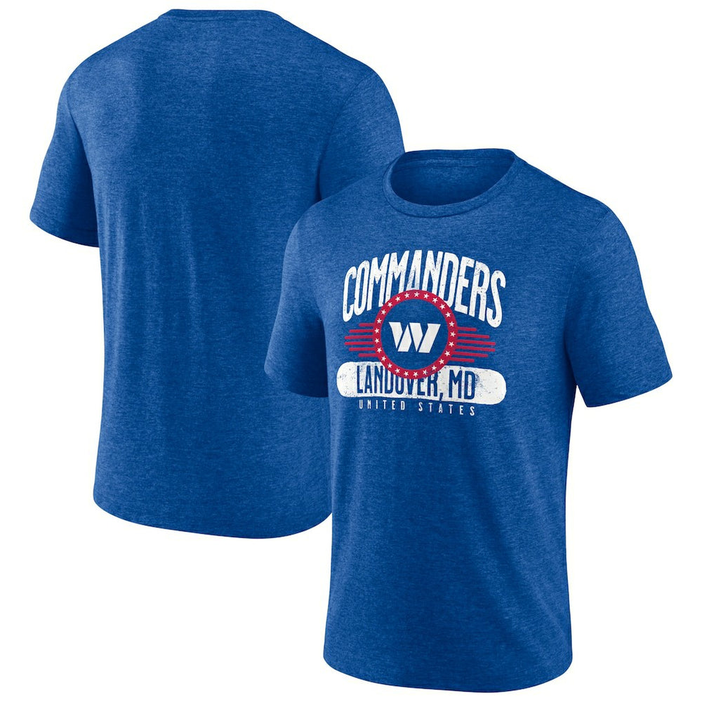Washington Commanders  Badge of Honor Tri-Blend T-Shirt