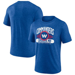 Washington Commanders  Badge of Honor Tri-Blend T-Shirt