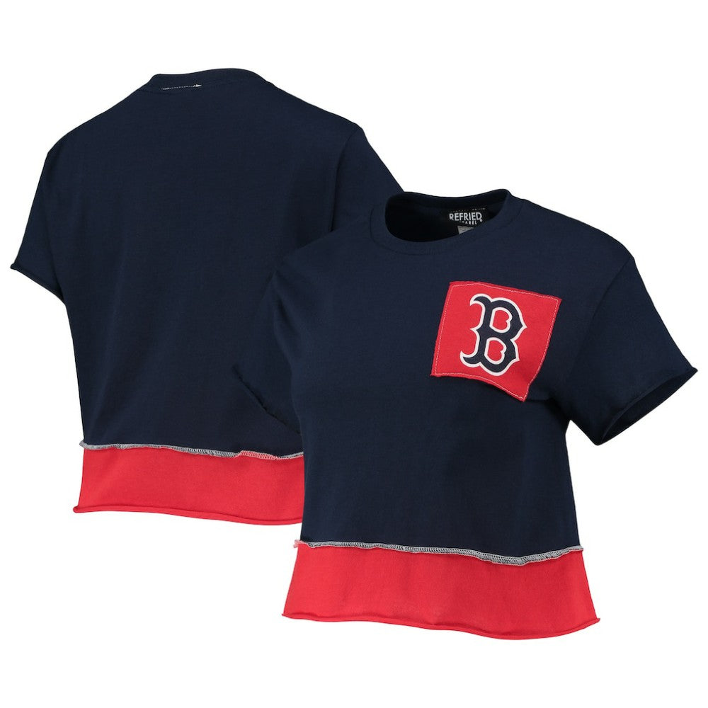 Boston Red Sox Refried Apparel Women's Cropped T-Shirt | MLB Outlet