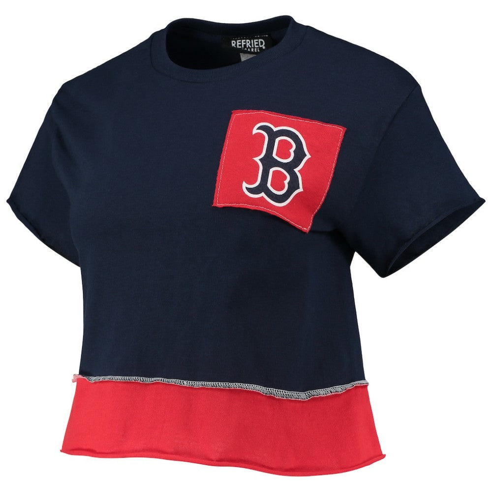Boston Red Sox Refried Apparel Women's Cropped T-Shirt | MLB Outlet