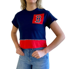 Boston Red Sox Refried Apparel Women's Cropped T-Shirt | MLB Outlet