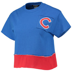 Chicago Cubs Refried Apparel Women's Cropped T-Shirt | MLB On Sale