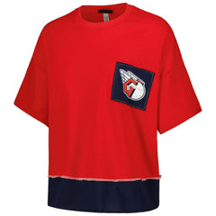 Cleveland Guardians Refried Apparel Women's Cropped T-Shirt | MLB For sale