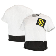 San Diego Padres Refried Apparel Women's Cropped T-Shirt | MLB New