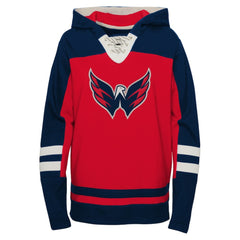Washington Capitals Youth Ageless Revisited Home Lace-Up Pullover Hoodie Online