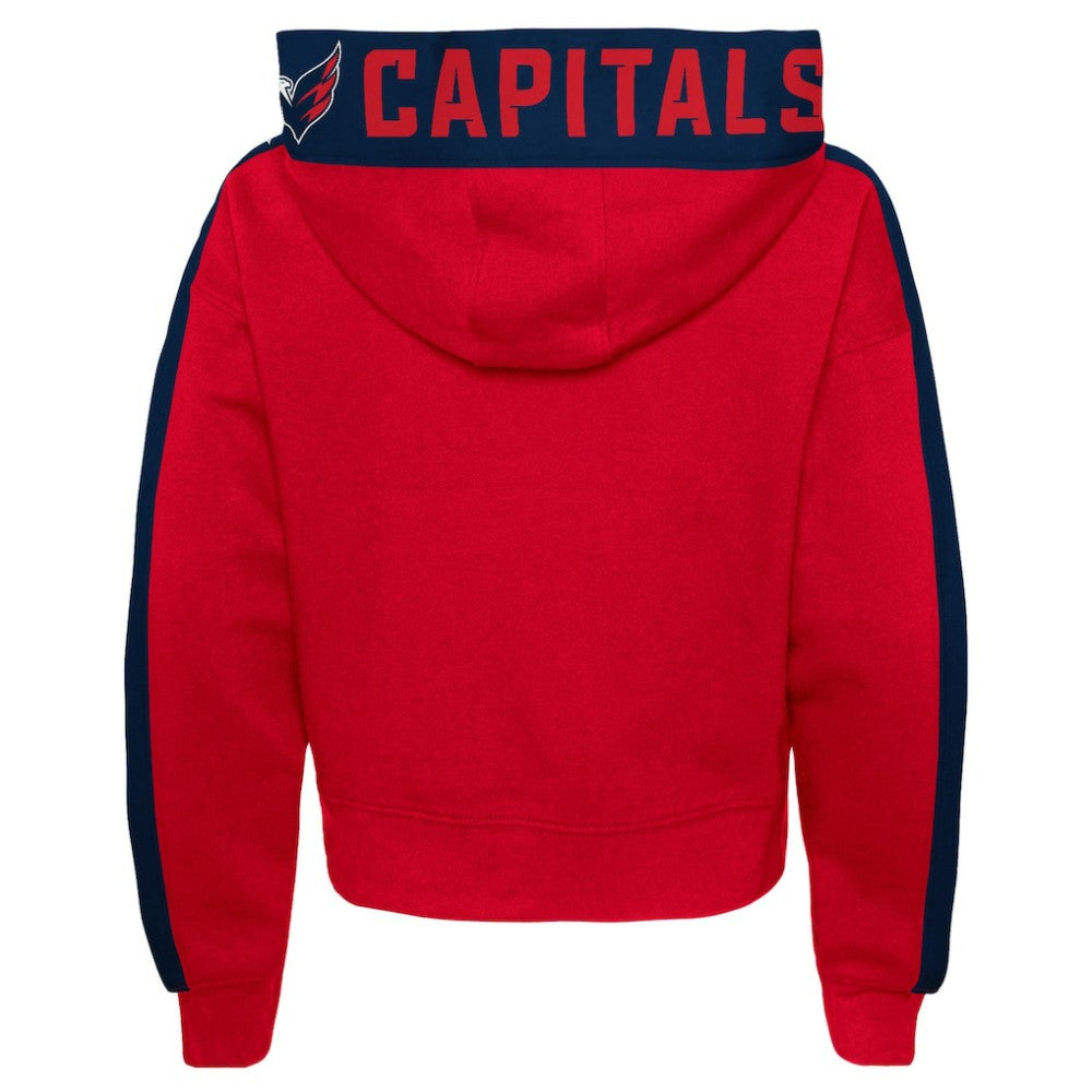 Washington Capitals Girls Youth Record Setter Pullover Hoodie Sale