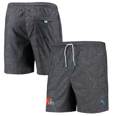 Cleveland Browns Tommy Bahama Naples Layered Leaves Swim Trunks