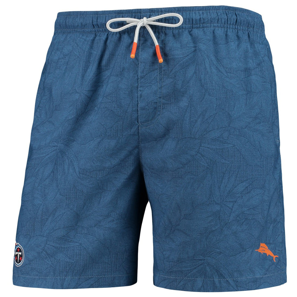 Tennessee Titans Tommy Bahama Naples Layered Leaves Swim Trunks