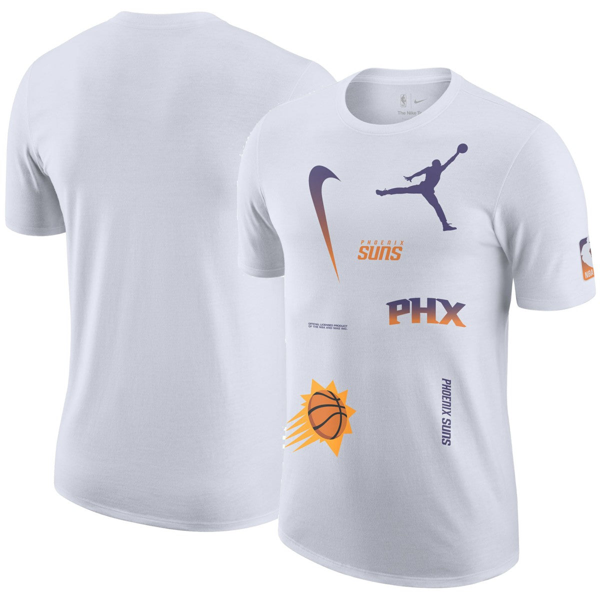 Phoenix Suns Jordan Brand Courtside Statement Edition Max90 T-Shirt New