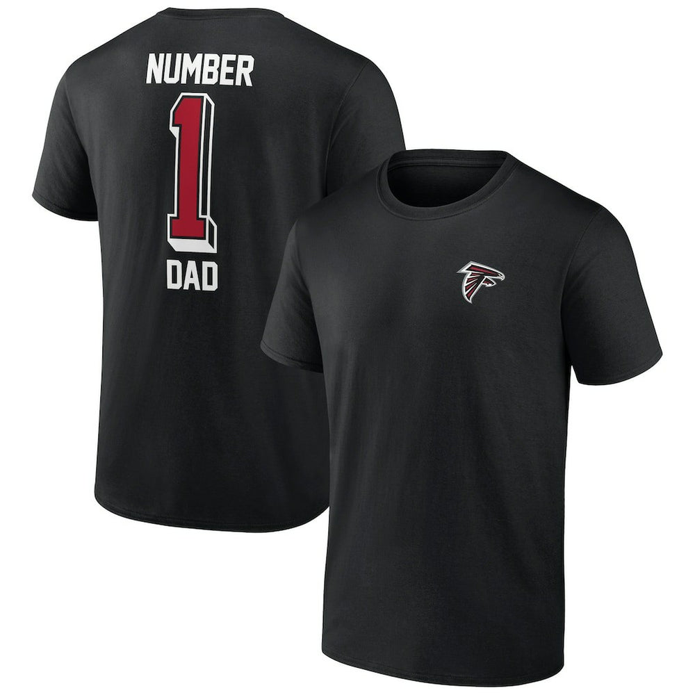 Atlanta Falcons  Number One Dad T-Shirt