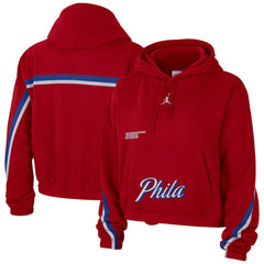 Philadelphia 76ers Jordan Brand Women's Courtside Statement Edition Pullover Hoodie Online