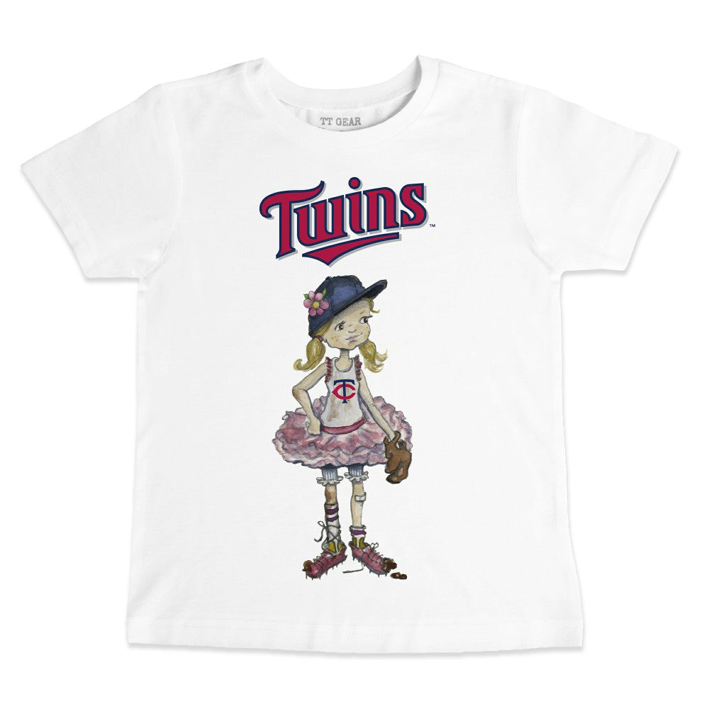 Minnesota Twins Tiny Turnip Youth Baseball Babes T-Shirt | MLB Discount