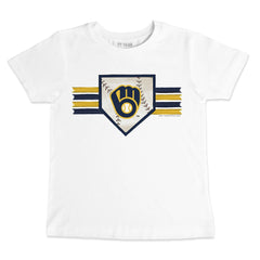 Milwaukee Brewers Tiny Turnip Youth Base Stripe T-Shirt | MLB Online