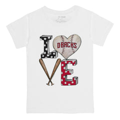Arizona Diamondbacks Tiny Turnip Youth Baseball Love T-Shirt | MLB On Sale