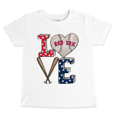 Boston Red Sox Tiny Turnip Youth Baseball Love T-Shirt | MLB Outlet