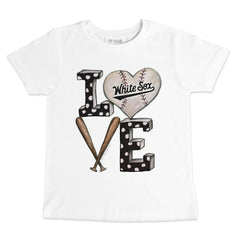 Chicago White Sox Tiny Turnip Youth Baseball Love T-Shirt | MLB Discount