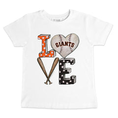 San Francisco Giants Tiny Turnip Youth Baseball Love T-Shirt | MLB New