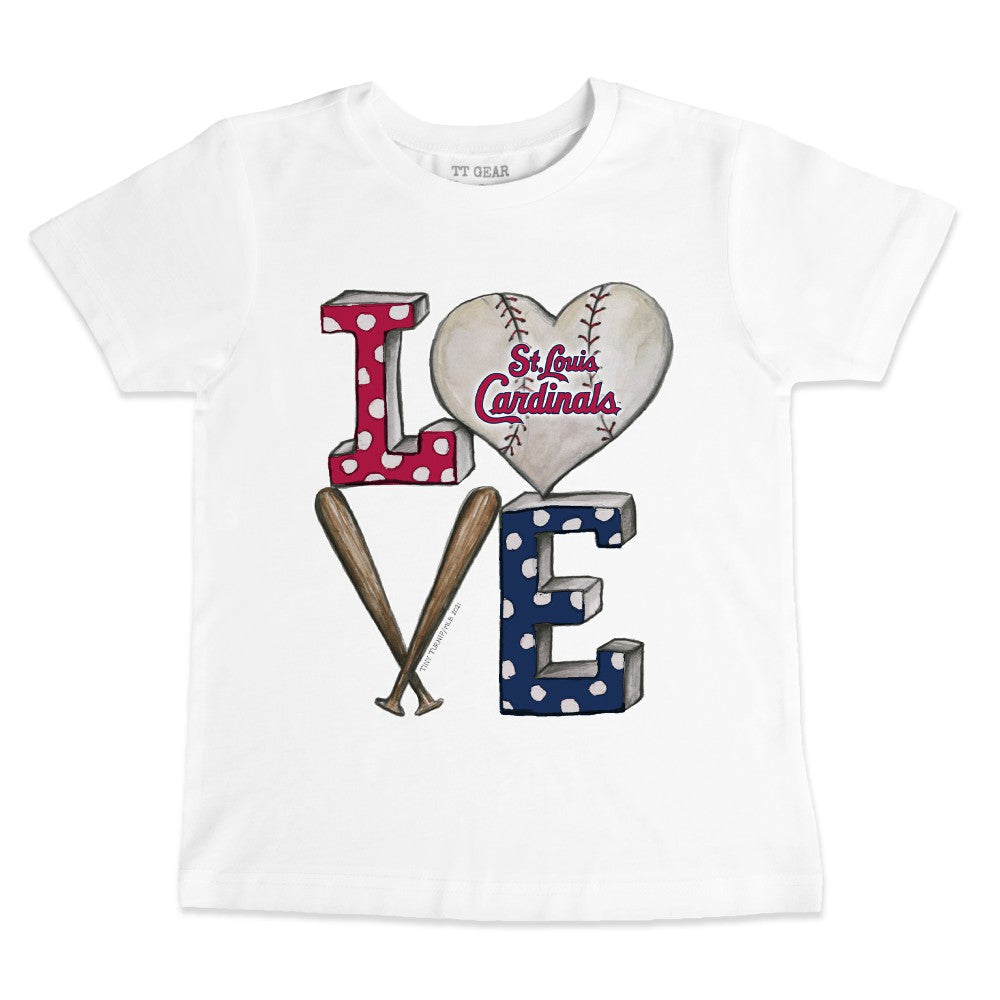 St. Louis Cardinals Tiny Turnip Youth Baseball Love T-Shirt | MLB Shop