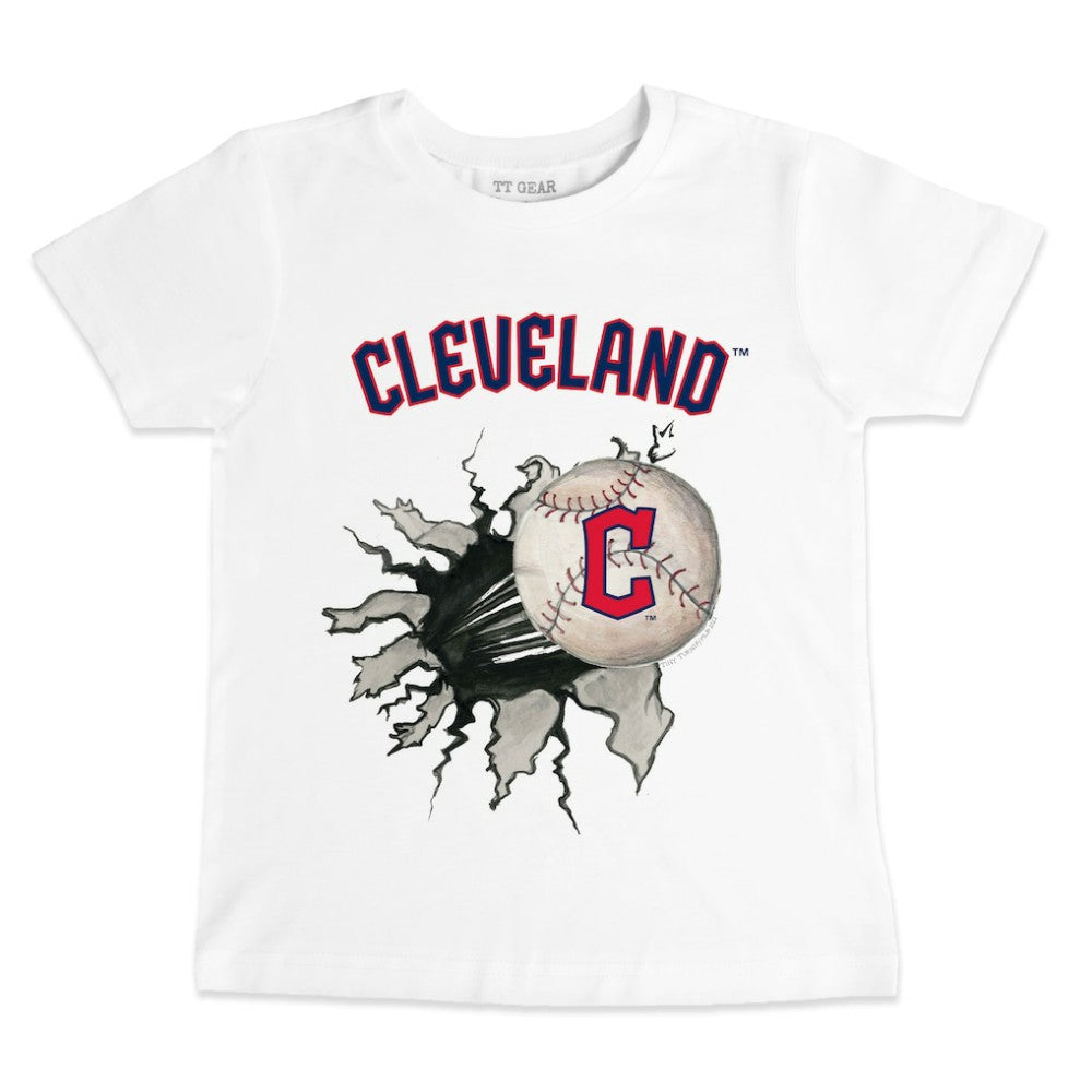 Cleveland Guardians Tiny Turnip Youth Baseball Tear T-Shirt | MLB Online